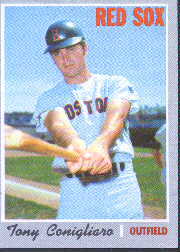 1970 Topps Baseball Cards      340     Tony Conigliaro